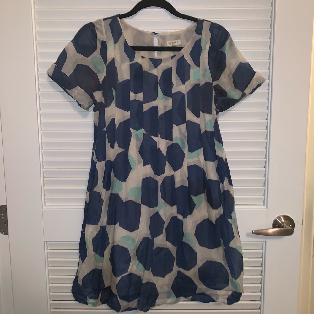 Generra Short Sleeved Printed Dress